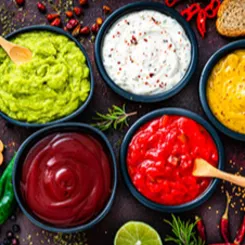 الصلصات والدهنات والتوابل